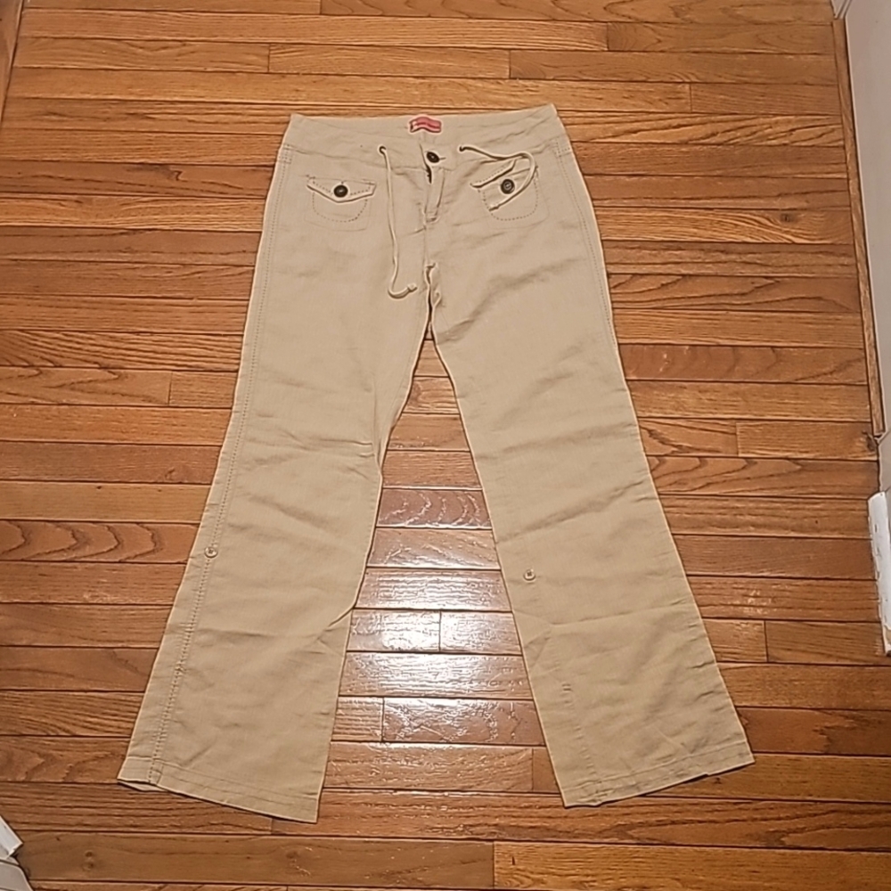 Body Central khaki cover-up lightweight pants medium